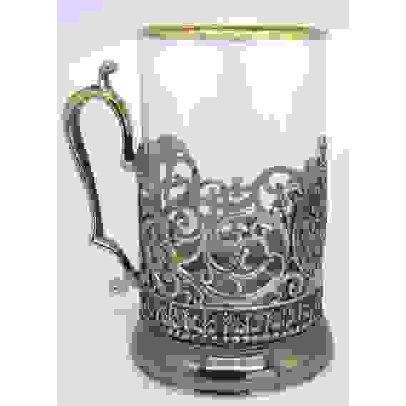 Подстаканник "Имперский" латунный